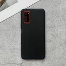 For Huawei Honor V30 Shockproof Frosted TPU Protective Case(Black) - 1