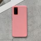 For Huawei Honor V30 Shockproof Frosted TPU Protective Case(Pink) - 1