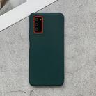 For Huawei Honor V30 Shockproof Frosted TPU Protective Case(Green) - 1