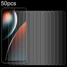 For BLU G52L 50pcs 0.26mm 9H 2.5D Tempered Glass Film - 1