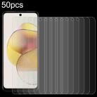 For Motorola Moto G73 50pcs 0.26mm 9H 2.5D Tempered Glass Film - 1