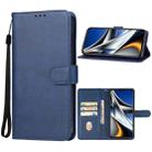 For Xiaomi Poco X5 Pro Leather Phone Case(Blue) - 1