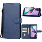 For TCL Ion X Leather Phone Case(Blue) - 1