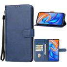 For Blackview BV9200 Leather Phone Case(Blue) - 1