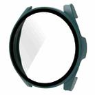 For Xiaomi Watch S2 46mm PC + 9H Tempered Glass Integrated Protective Watch Case(Pine Green) - 1