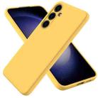 For Samsung Galaxy S24 5G Color Liquid Silicone Phone Case(Yellow) - 1