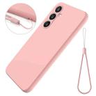 For Samsung Galaxy S24 FE 5G Color Liquid Silicone Phone Case(Pink) - 2