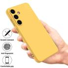 For Samsung Galaxy S25 5G Color Liquid Silicone Phone Case(Yellow) - 2