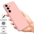 For Samsung Galaxy S25 5G Color Liquid Silicone Phone Case(Pink) - 2