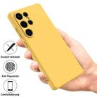 For Samsung Galaxy S25 Ultra Color Liquid Silicone Phone Case(Yellow) - 2
