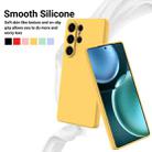 For Samsung Galaxy S25 Ultra Color Liquid Silicone Phone Case(Yellow) - 3