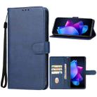 For TECNO Pop 7 Pro Leather Phone Case(Blue) - 1