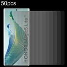 For Honor Magic 5 Lite 50pcs 0.26mm 9H 2.5D Tempered Glass Film - 1
