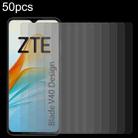 For ZTE Blade V40 Design 50pcs 0.26mm 9H 2.5D Tempered Glass Film - 1