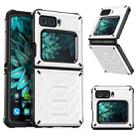 For Motorola Razr 2022 All-inclusive Shockproof Folding Phone Case(White) - 1