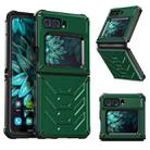 For Motorola Razr 2022 All-inclusive Shockproof Folding Phone Case(Army Green) - 1