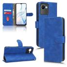 For Realme C30 / C33S Skin Feel Magnetic Flip Leather Phone Case(Blue) - 1