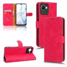 For Realme C30 / C33S Skin Feel Magnetic Flip Leather Phone Case(Rose Red) - 1