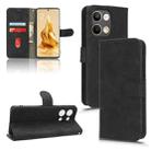 For OPPO Reno9 / Reno9 Pro 5G Skin Feel Magnetic Flip Leather Phone Case(Black) - 1