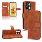 For OPPO Reno9 / Reno9 Pro 5G Skin Feel Magnetic Flip Leather Phone Case(Brown) - 1