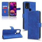 For TCL 305i Skin Feel Magnetic Flip Leather Phone Case(Blue) - 1