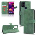 For TCL 305i Skin Feel Magnetic Flip Leather Phone Case(Green) - 1
