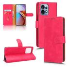 For Motorola Moto X40 Pro Skin Feel Magnetic Flip Leather Phone Case(Rose Red) - 1