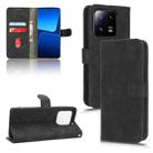 For Xiaomi 13 Pro Skin Feel Magnetic Flip Leather Phone Case(Black) - 1