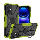 For Xiaomi Redmi Note 12 5G Armor Bear Shockproof PC + TPU Phone Case with Ring(Green) - 1