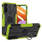 For Samsung Galaxy A14 5G Armor Bear Shockproof PC + TPU Phone Case with Ring(Green) - 1