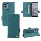 For Nokia X30 5G Magnetic Clasp Leather Phone Case(Green) - 1