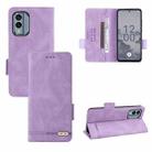 For Nokia X30 5G Magnetic Clasp Leather Phone Case(Purple) - 1