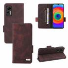 For Ulefone Note 14 Magnetic Clasp Leather Phone Case(Brown) - 1