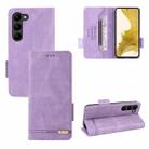 For Samsung Galaxy S23+ 5G Magnetic Clasp Leather Phone Case(Purple) - 1