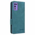 For ZTE Libero 5G III Magnetic Clasp Leather Phone Case(Green) - 3