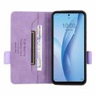 For ZTE Libero 5G III Magnetic Clasp Leather Phone Case(Purple) - 4