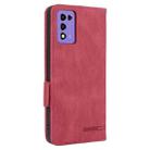 For ZTE Libero 5G III Magnetic Clasp Leather Phone Case(Red) - 3