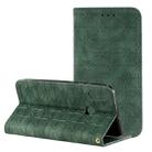 For Huawei Honor 10 Lite Lucky Flowers Embossing Pattern Magnetic Horizontal Flip Leather Case with Holder & Card Slots(Dark Green) - 1