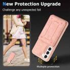 For Samsung Galaxy S21 FE 5G Dream Magnetic Back Cover Card Wallet Phone Case(Pink) - 7