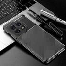 For OnePlus 11 5G Carbon Fiber Texture Shockproof TPU Phone Case(Black) - 1