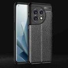 For OnePlus 11 5G Litchi Texture Shockproof TPU Phone Case(Black) - 1