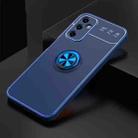 For Samsung Galaxy A14 4G Metal Ring Holder TPU Phone Case(Blue) - 1
