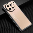 For vivo X90 Pro Frosted Metal Phone Case(Gold) - 1