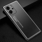 For Honor 80 SE Frosted Metal Phone Case(Black) - 1