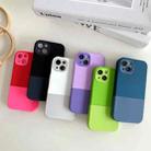 For iPhone 11 3 in 1 Liquid Silicone Phone Case(Light Green) - 2
