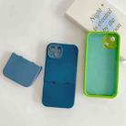 For iPhone 11 3 in 1 Liquid Silicone Phone Case(Light Green) - 4