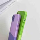 For iPhone 11 3 in 1 Liquid Silicone Phone Case(Light Green) - 5