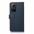 For Xiaomi Redmi Note 12S 4G KHAZNEH Litchi Texture Leather RFID Phone Case(Blue) - 3