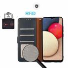 For Xiaomi Redmi Note 12S 4G KHAZNEH Litchi Texture Leather RFID Phone Case(Blue) - 4