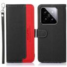 For Xiaomi 14 Pro KHAZNEH Litchi Texture Leather RFID Phone Case(Black) - 1